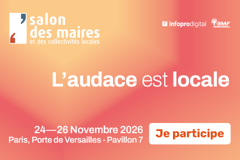 Zephyr Collectivités participe au Salon des Maires et des Collectivités Locales du 24 au 26 novembre 2026 à Paris, Porte de Versailles.